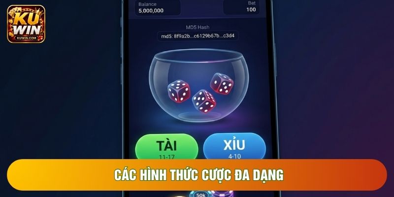 Các hình thức cược đa dạng