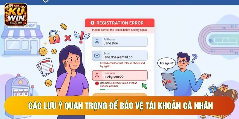 Các lưu ý quan trọng để bảo vệ tài khoản cá nhân