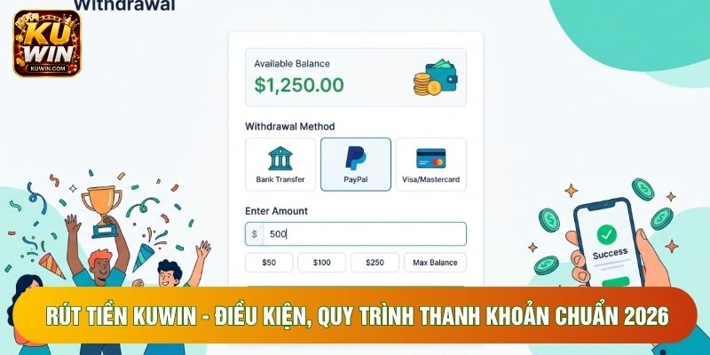 Rút Tiền KUWIN - Điều Kiện, Quy Trình Thanh Khoản Chuẩn 2026